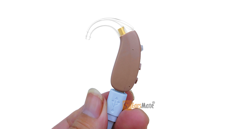 Aide auditive numérique de batterie rechargeable d'amplificateur auditif pour les deux oreilles enregistrée par la FDA