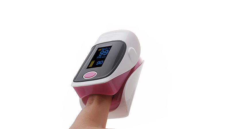 Moniteur de saturation en oxygène sanguin à affichage OLED Oxymètre de pouls de doigt SpO2
