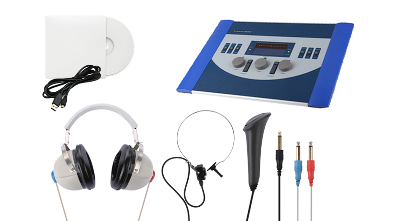Audiomètre diagnostique AD104 de test d'ajustement d'aides auditives par impression d'ordinateur