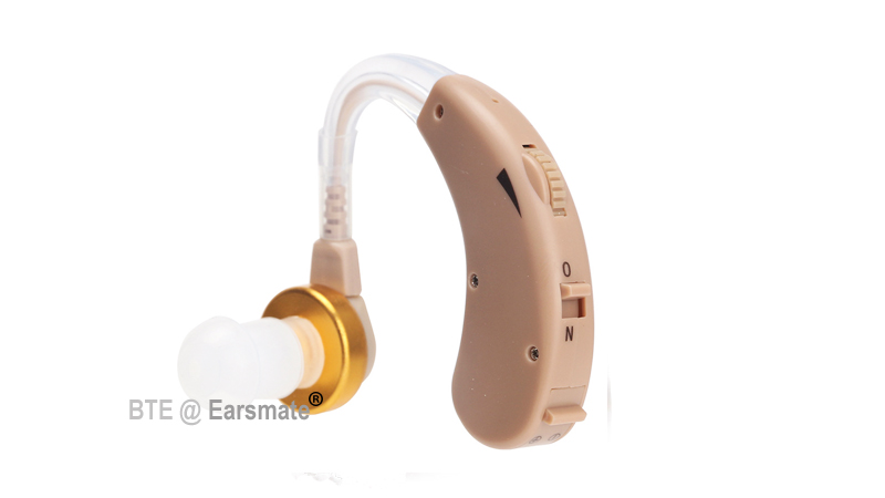 Appareil d'aide auditive bon marché BTE d'amplificateur vocal pour la perte auditive
