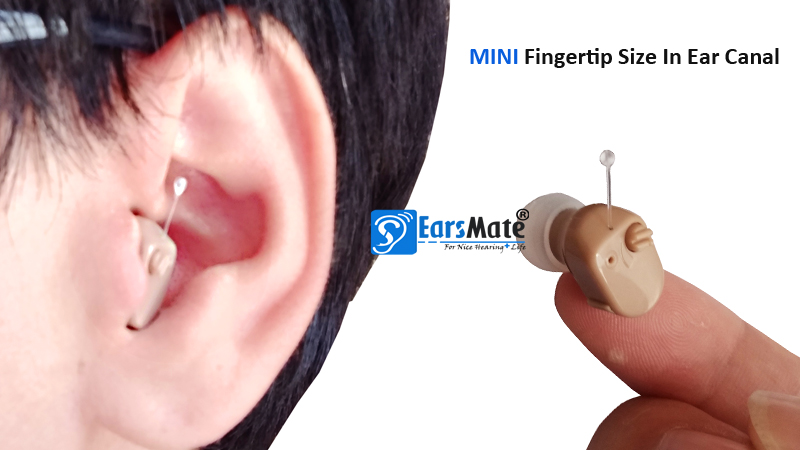 Mini taille de doigt invisible dans l'oreille prothèses auditives Axon K188
