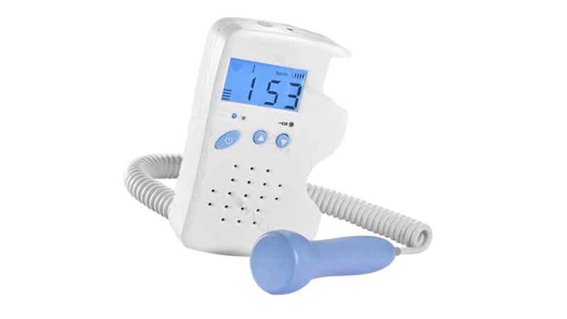 Moniteur de fréquence cardiaque pour bébé à usage domestique Doppler fœtal portable