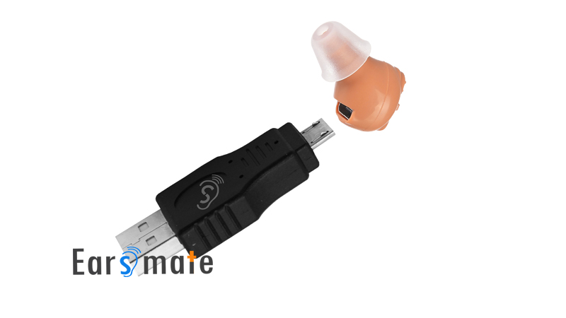 Rechargeable par USB Les meilleures aides auditives invisibles dans l'oreille