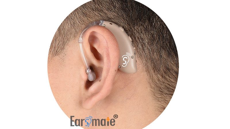 Nouveau tube sonore rechargeable à ajustement ouvert derrière les aides auditives BTE d'oreille