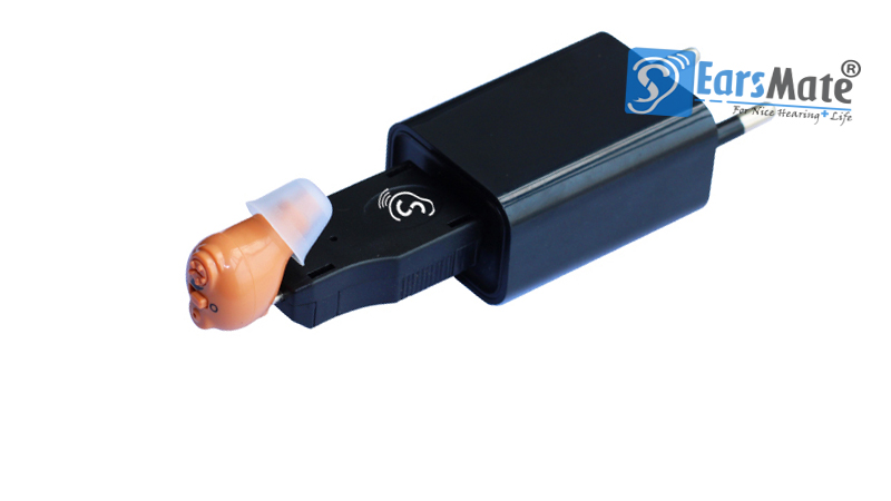 Petit mini amplificateur de prothèses auditives intra-auriculaire numérique